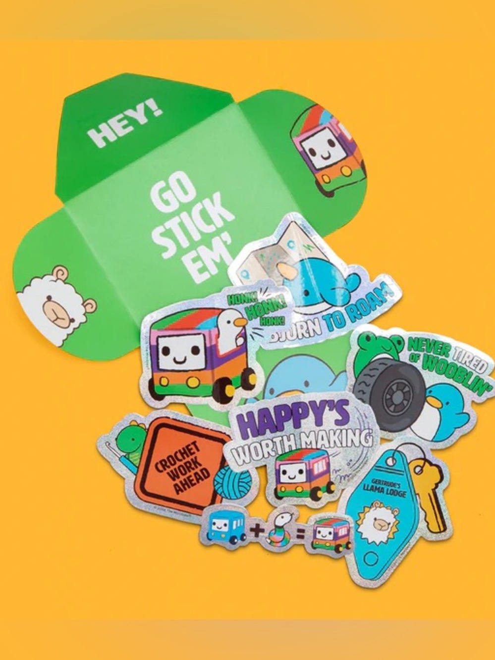 2026 Wooble Wagon Tour Event Exclusive Iridescent Sticker Pack
